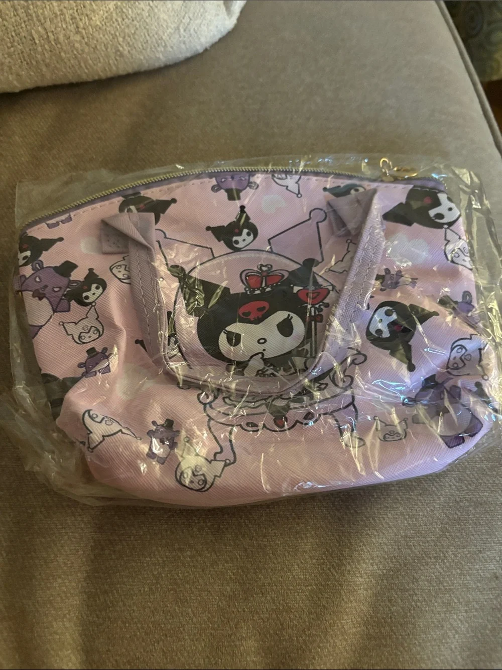 Sanrio Kuromi Lavender Pink Kids Tote Bag